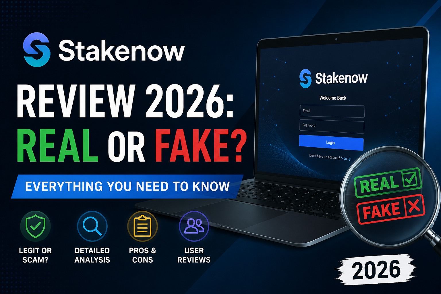 Is Stakenow real or fake