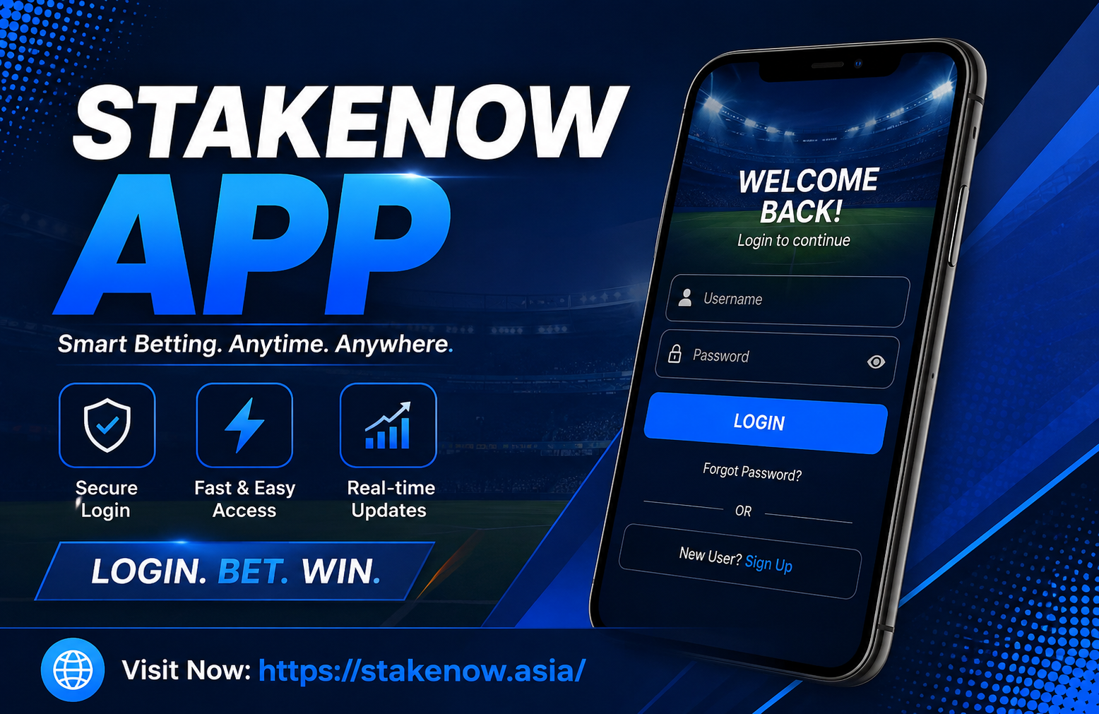 Stakenow App